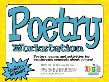 Preview of POETRY Workstation - English & Spanish