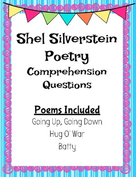 Preview of Poetry - Shel Silverstein