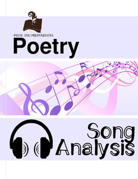 Preview of Poetry: Song Analysis Project