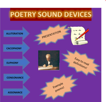 Preview of Poetry Sound Devices Presentation