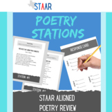 Poetry Stations, STAAR Aligned, Warm Up, Review