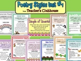 Poetry Styles Unit #1 from Teacher's Clubhouse