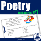 Poetry Task Cards 1 (3rd and 4th Grade)
