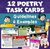 Poetry Task Cards (12 total)