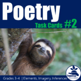 Poetry Task Cards 2 (Elements and Imagery)