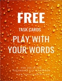 Poetry Task Cards - Play with Your Words Edition