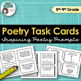 Poetry Task Cards - Practice With Figurative Language & More!