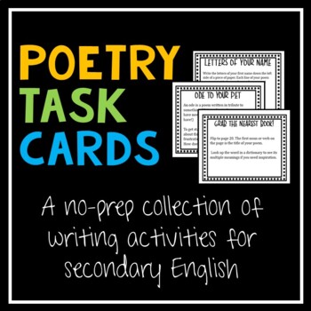 creative writing tasks for poetry