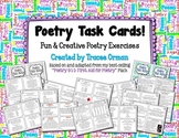 Poetry Task Cards to Practice Creative Writing & Language Skills
