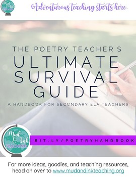 Preview of Poetry Teacher's ULTIMATE SURVIVAL GUIDE:  A Handbook for Secondary ELA Teachers