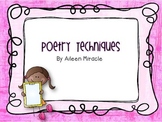 Poetry Techniques {Freebie}