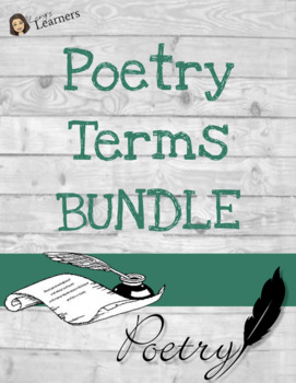 Preview of Poetry Terms Bundle