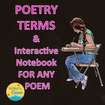 Preview of Interactive Notebook: Poetry Terms, Substitute Plan, Powerpoint, Hands-on