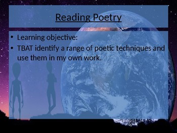 Preview of Poetry - The Aliens Have Landed