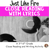Poetry They Will LOVE: "Just Like Fire" by Pink