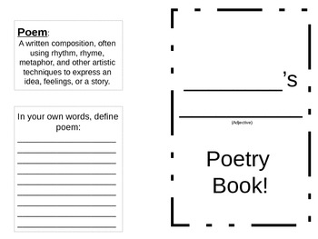 Preview of Writing:  Poetry Unit
