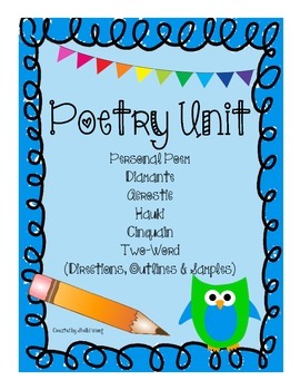 Preview of Poetry Unit