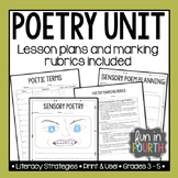 Poetry Unit: Lesson Plans for Haiku, Cinquain, Diamante and More