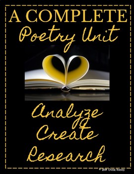 Preview of Poetry Unit