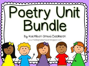 Preview of Poetry Unit Bundle