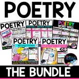 Poetry Unit Bundle: Poetry Posters, Word Wall, Poetry Writ