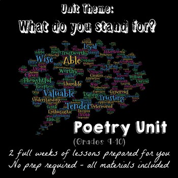 Poetry Unit for Intermediate Students