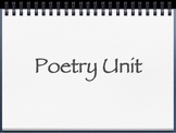 Poetry Unit, Complete and Unique Poetry Unit, Song lyrics 