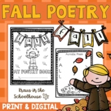 Poetry Unit Fall Season | Easel Activity Distance Learning