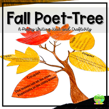 Preview of Poetry Unit For Fall -- Writing Lessons and Craftivity