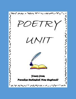 Preview of Poetry Unit Gr. 9-12+