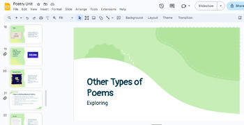 Preview of Poetry Unit--High School Unit on Poetry Forms