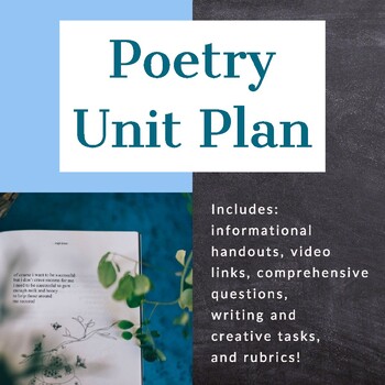 Preview of Poetry Unit Plan