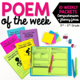 Poetry Unit - Poem of the Week Activity