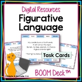 Poetry Unit Review Digital Task Cards - Figurative Languag