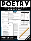 Poetry Unit: Science and Social Studies-Based Poems + STAA