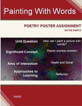 Preview of Poetry Unit Summative Assessment