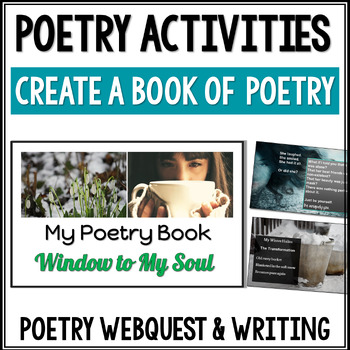 Preview of Poetry Unit Writing Activity for 7th, 8th, 9th Grade - Create a Poetry Book