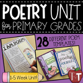 Poetry Unit for Primary Grades {Poetry Journal for Poetry Month}