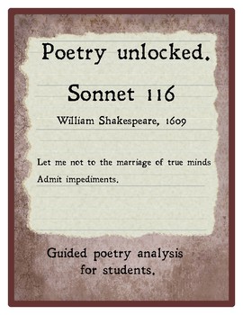 sonnet 116 form