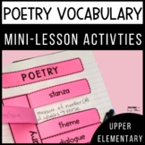 Poetry Vocabulary Mini-Lesson