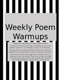 Poetry Warmup Questions