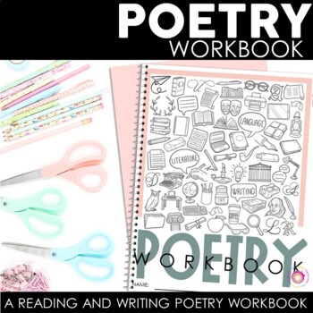 Preview of Poetry Workbook Print & Digital | Poetry Unit | Elements and Analysis of Poetry