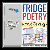 Poetry Writing Activity - Refrigerator Poetry Hands-On Wri