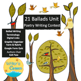 21 Ballad Unit - Poetry Writing - Writing Form to Guide Pr