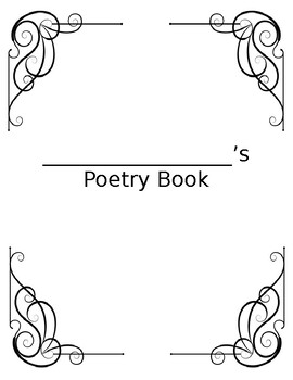 Preview of Poetry Writing Book Editable