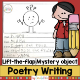Poetry Writing Template with Lift the Flap April Library Lessons