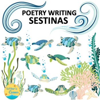 Preview of Poetry Writing - Sestina Poetry Writing Form to Guide Process - Creative Writing