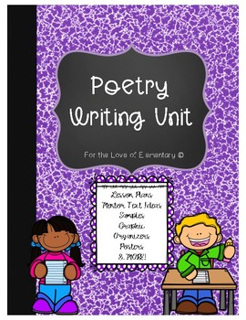Preview of Poetry Writing Unit