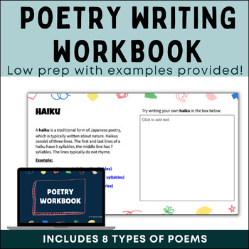 Preview of Poetry Writing Unit - Creative Writing Lessons and Activity