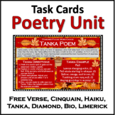Upper Elementary Poetry Unit - Haiku, Cinquain, Tanka, and More!